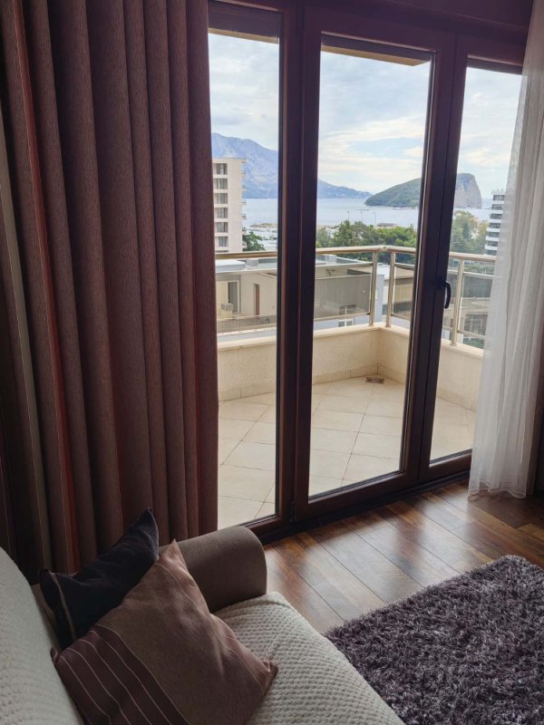 1-Bedroom Top-Floor Apartment in Budva — For Sale