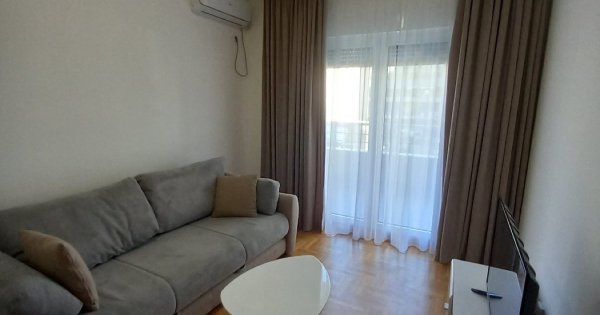 Partner offer · Furnished 1-bedroom apartment with balcony, 45 m², near the bus station — Budva, rent